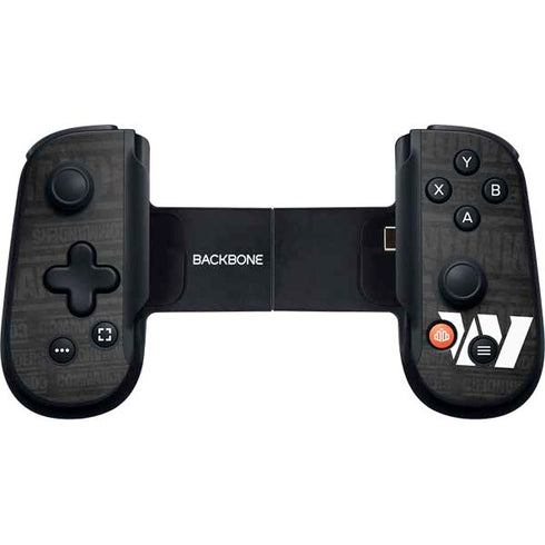 NFL Washington Commanders Black and White Backbone One for iPhone Game Controller Skin